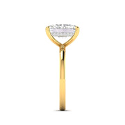 4 Carat Radiant Cut Diamond Solitaire Ring