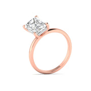 4 Carat Radiant Cut Diamond Solitaire Ring