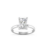 4 Carat Radiant Cut Diamond Solitaire Ring