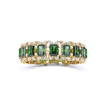 Radiant Cut Green EMERALD Fancy Bracelet