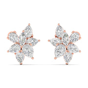 Radiant Star Diamond Studs