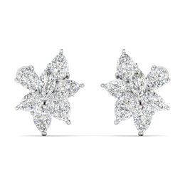 Radiant Star Diamond Studs