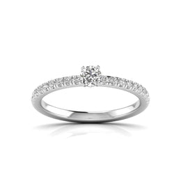 Resplendent Solitaire Ring