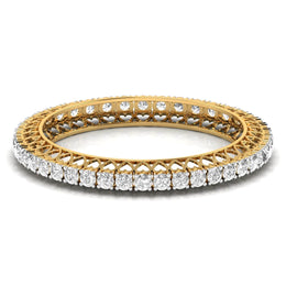 40 Pointer Swirls Diamond Bangle