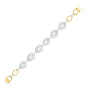 Glided Diamond Chain Bracelet
