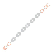 Glided Diamond Chain Bracelet