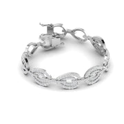 Glided Diamond Chain Bracelet
