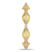 Celestial Gold Diamond Bangle