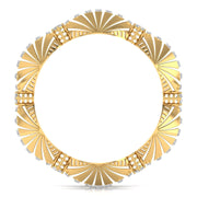 Celestial Gold Diamond Bangle