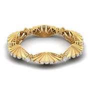 Celestial Gold Diamond Bangle