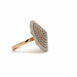 Round Cut Diamonds Cluster Ring