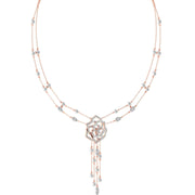 Round Cut Diamonds Glamorous Necklace