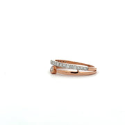 Round Cut Diamonds Studded Band Ring