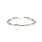 Round Cut Diamonds Tennis Bracelet