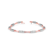 Round Cut Diamonds Tennis Bracelet