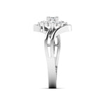 Round Diamond Cluster Ring