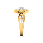 Round Diamond Cluster Ring