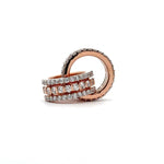 Round Diamond Eternity Band Pendant