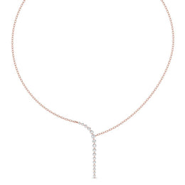 Round Diamond Fancy Everyday Wear Necklace