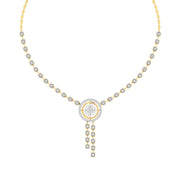 Round Diamond Pendant Y-Necklace