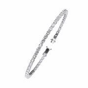12 Pointer Round Diamond Tennis Bracelet