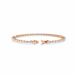 12 Pointer Round Diamond Tennis Bracelet