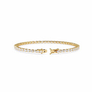 12 Pointer Round Diamond Tennis Bracelet