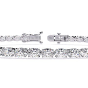 12 Pointer Round Diamond Tennis Bracelet