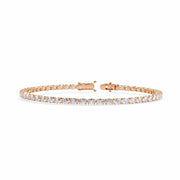 12 Pointer Round Diamond Tennis Bracelet
