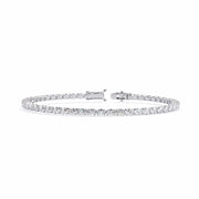 12 Pointer Round Diamond Tennis Bracelet