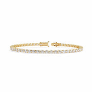 12 Pointer Round Diamond Tennis Bracelet