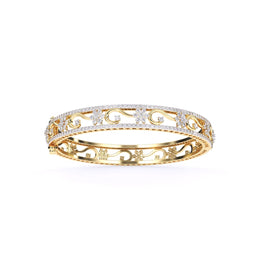 Elegant Party Wear Diamond Bangle