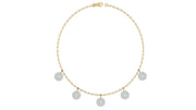 Round-Laced Diamond Necklace