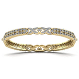 Infinity loop mystic bangle