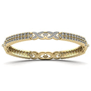 Infinity loop mystic bangle