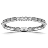 Infinity loop mystic bangle