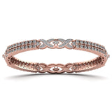 Infinity loop mystic bangle