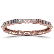 Infinity loop mystic bangle