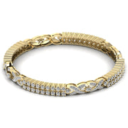 Infinity loop mystic bangle