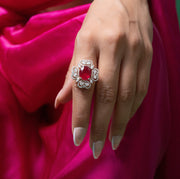 Royal Cockatil Diamond Ring