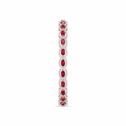 Oval Diamond Link Bracelet