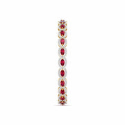 Oval Diamond Link Bracelet