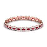 Oval Diamond Link Bracelet