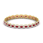 Oval Diamond Link Bracelet
