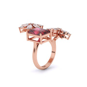 Fiery Cocktail Diamond Ring