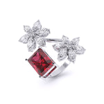 Fiery Cocktail Diamond Ring