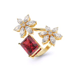 Fiery Cocktail Diamond Ring
