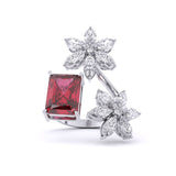 Fiery Cocktail Diamond Ring