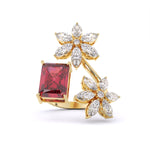 Fiery Cocktail Diamond Ring