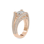 1.25 Carat Triangle Solitaire with Split Band